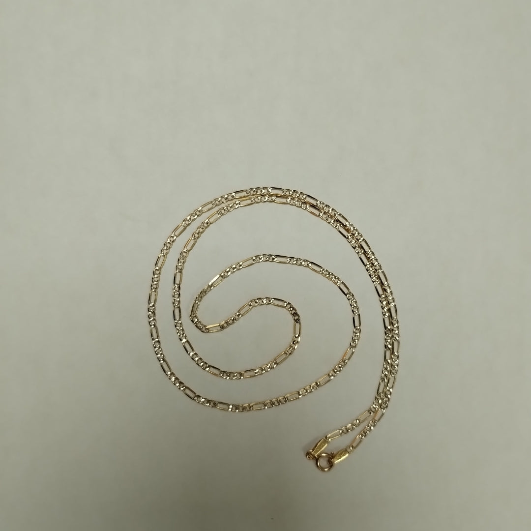 CADENAS CARTIER 3*1 DIAMANTADA ORO 14K 2.9 (NUEVO)