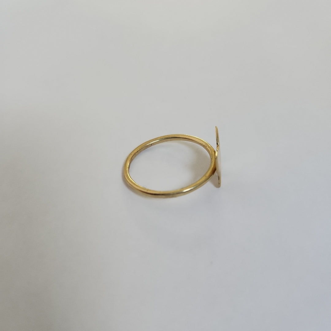 10340AND00070B2715 FRD11A ANILLO DE MARIPOSA PULIDA ORO 14K 1.7GRS (NUEVO)
