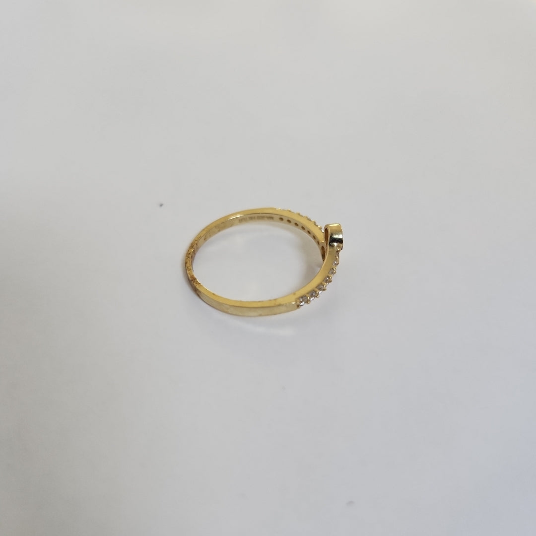 10349ANI24380B065 FRD27 ANILLOS DAMA ORO 14K 1.6GRS (NUEVO)