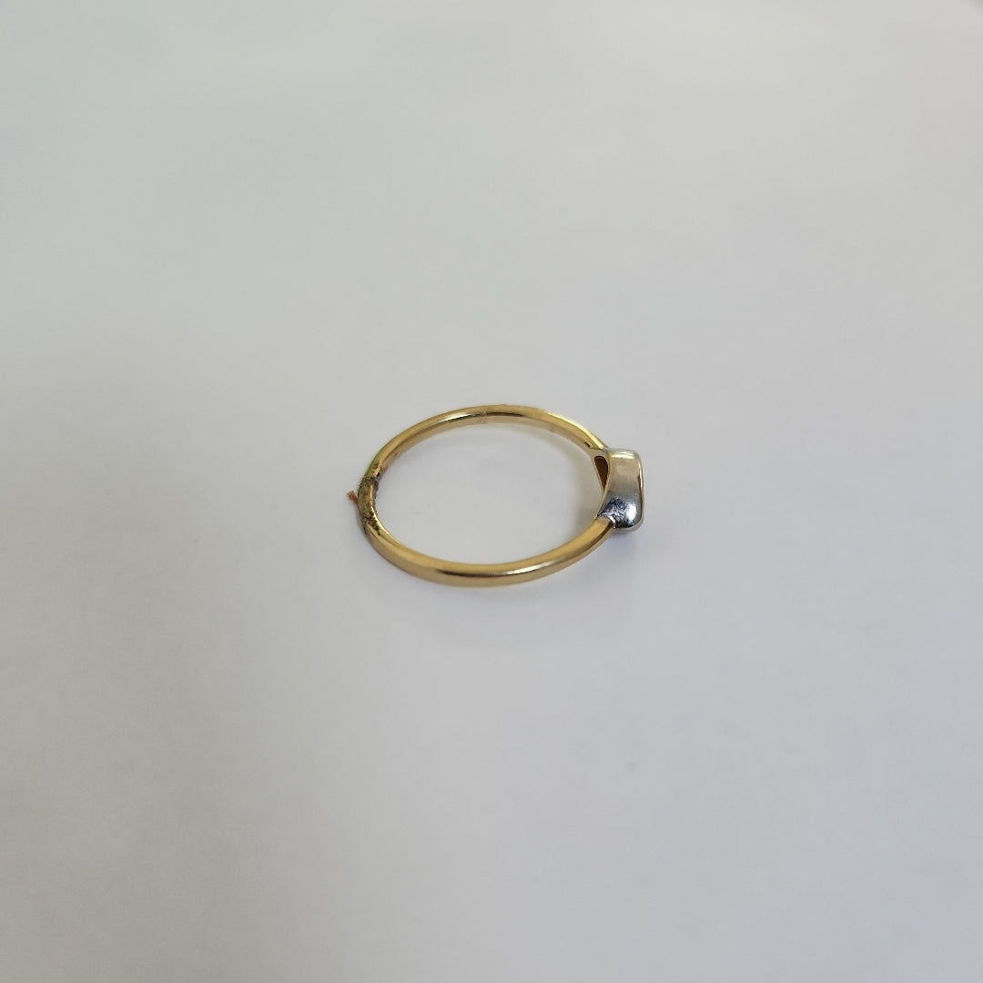 10176ANI4046.B218 FRD33 ANILLOS DAMA ORO 14K 1.6GRS (NUEVO)
