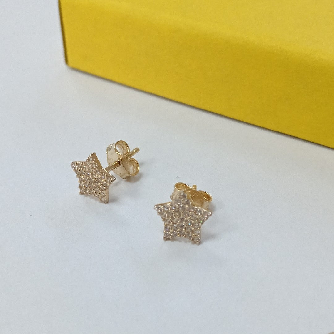 BROQUELES ORO 14K 1.2 (NUEVO)
