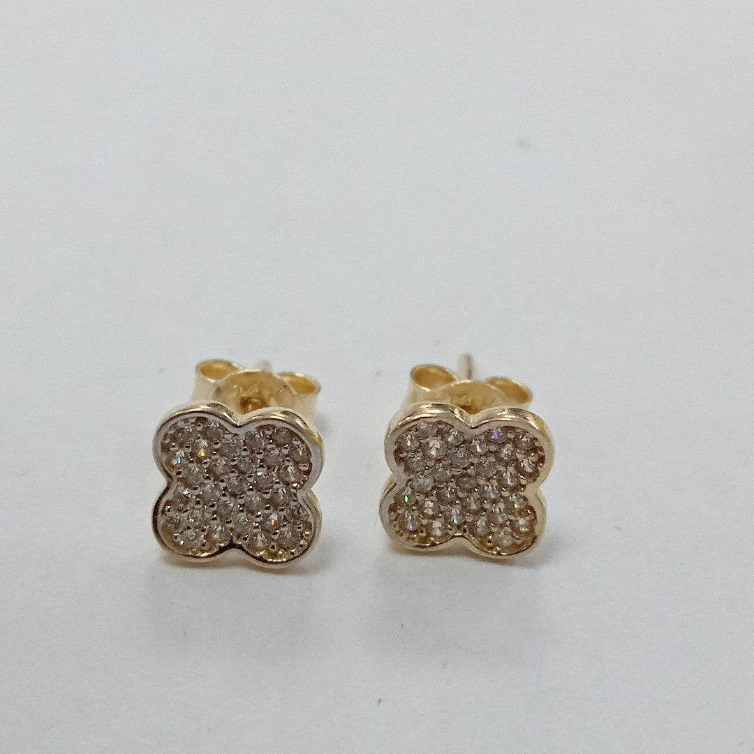 BROQUELES ORO 14K 1.1 (NUEVO)
