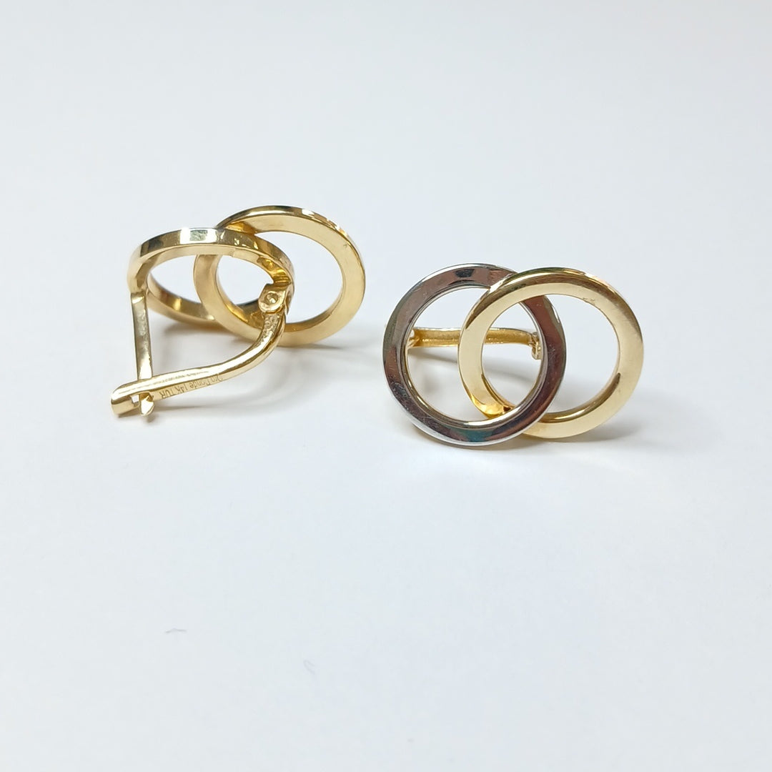 BROQUELES ORO 14K 2 (NUEVO)