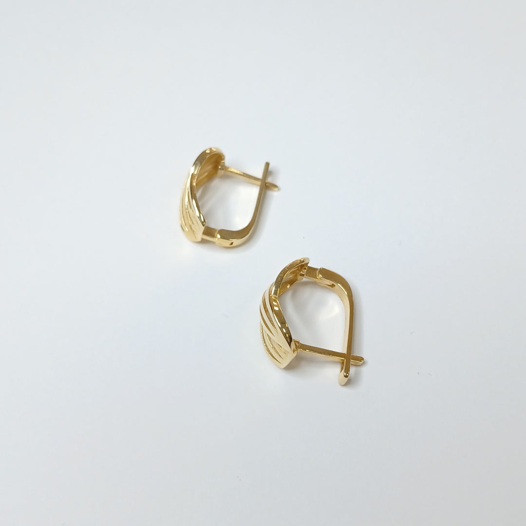 BROQUELES ORO 14K 3.7 (NUEVO)