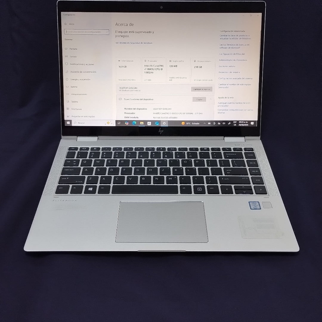 LAPTOP HP ELITEBOOK X360 1040 G8 (2022) 512 GB SSD 32 GB RAM (SEMINUEVO)