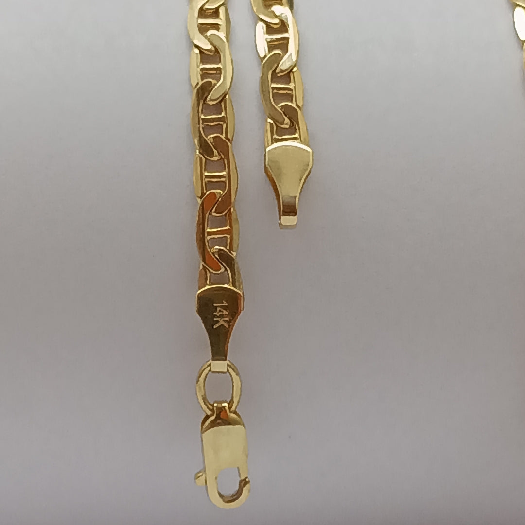 CADENAS GUCHI ORO 14K 10.2 (NUEVO)