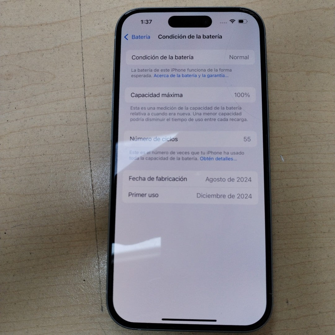 CELULAR APPLE IPHONE 15 A3090 128 GB 6 GB RAM (SEMINUEVO)