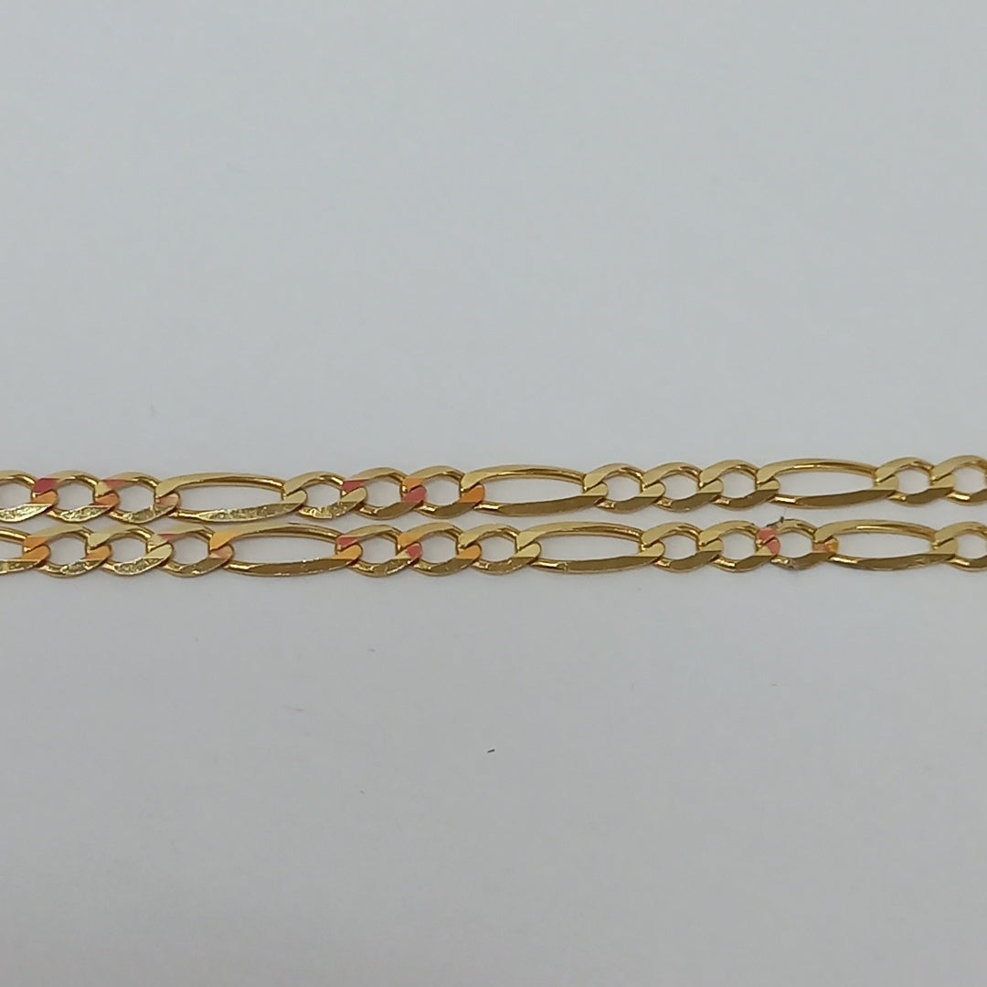 CADENAS CARTIER 3 1 AMARILLA ORO 14K 6.6 (NUEVO)