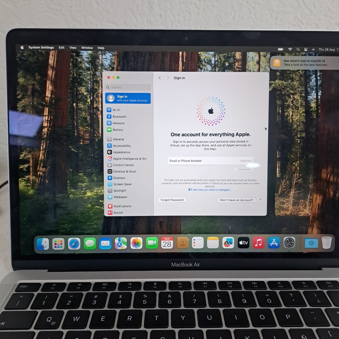 LAPTOP APPLE MACBOOK AIR 13" 2020 3.2 A2337 256 GB SSD 8 GB RAM (SEMINUEVO)