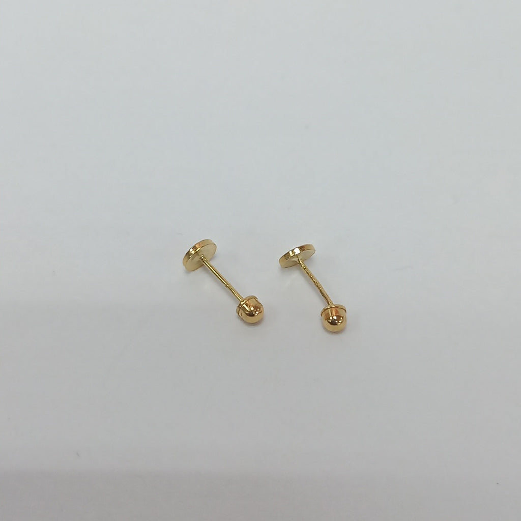 BROQUELES ORO 14K 1 (NUEVO)
