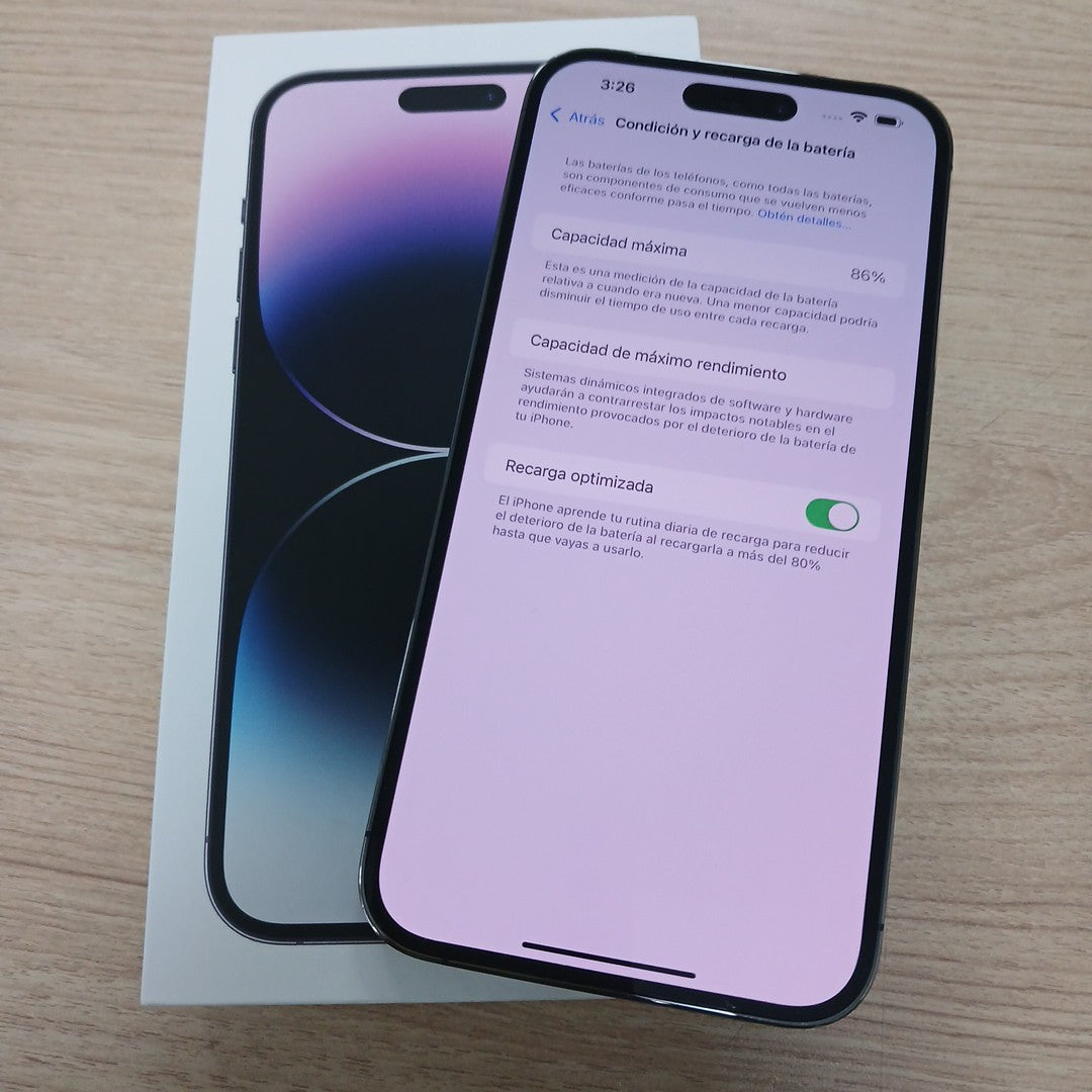 CELULAR APPLE IPHONE 14 PRO MAX A2893 128 GB 6 GB RAM (SEMINUEVO)