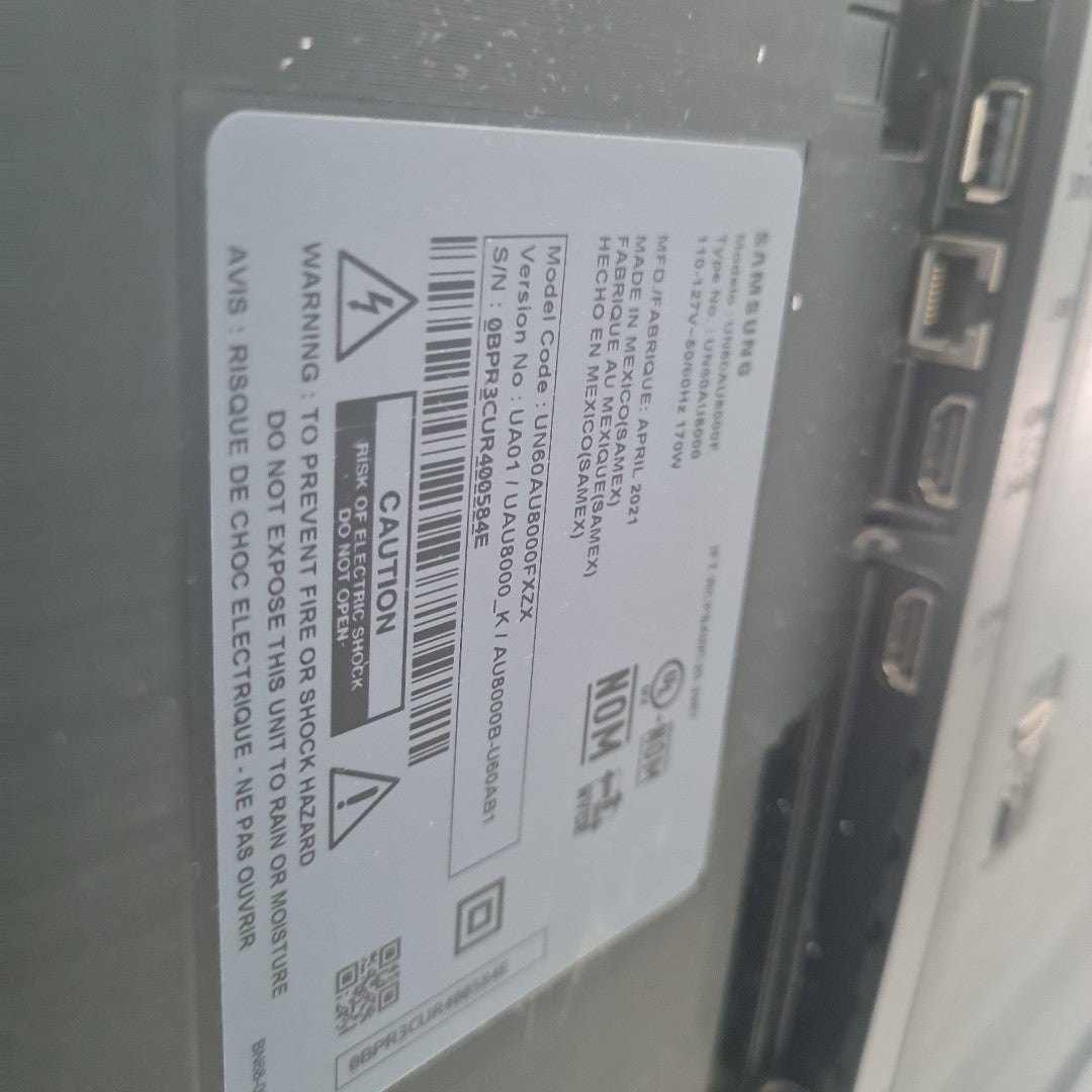 PANTALLA SAMSUNG UN60AU8000F (2021) 60" LED 4K (SEMINUEVO)