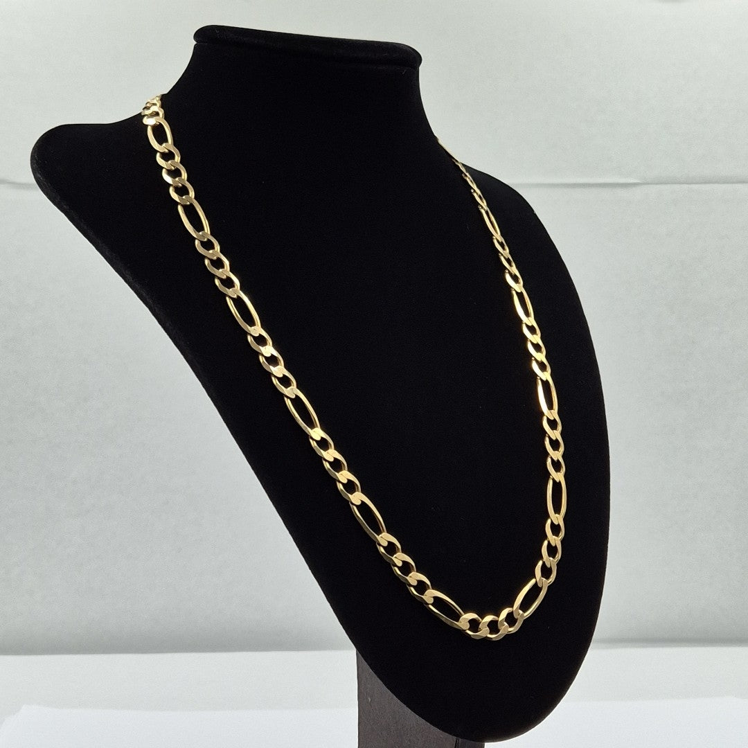 CADENAS CARTIER 3*1 AMARILLA ORO 14K 42.4 (NUEVO)
