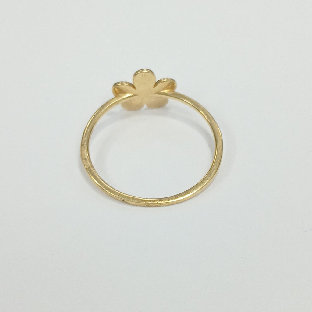 10340AND00065B2717 FRD11A ANILLO DE FLOR ORO 14K 1.3GRS (NUEVO)