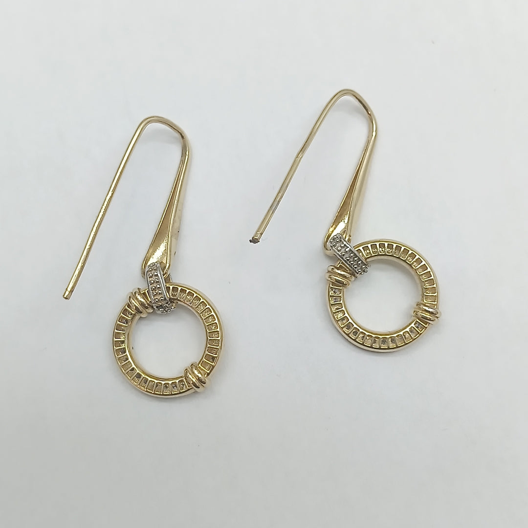 BROQUELES ORO 14K 4 (NUEVO)