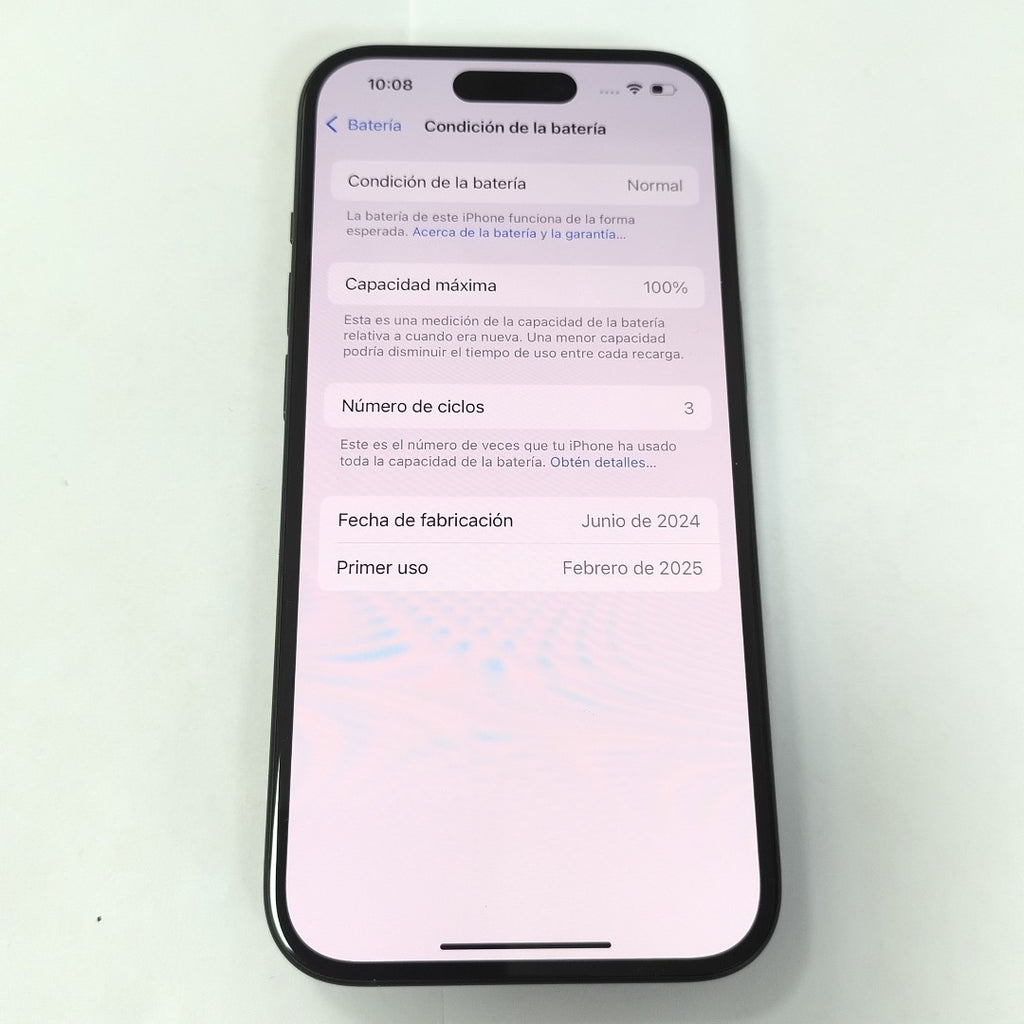 CELULAR APPLE IPHONE 15 A3090 128 GB 6 GB RAM (SEMINUEVO)