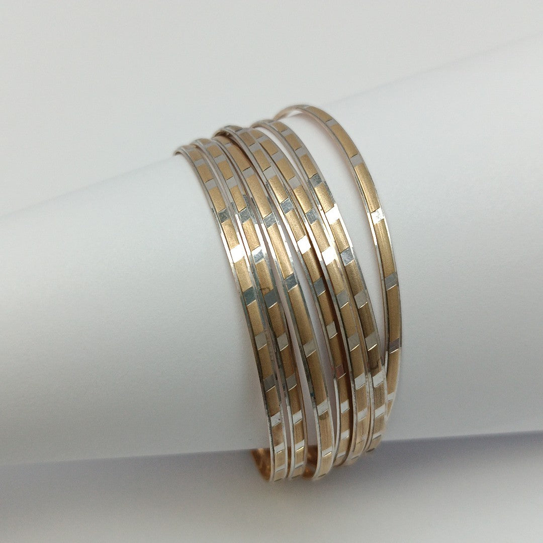 PULSERA RIGIDA ORO 10 K 33,60 GRMS (SEMINUEVO)