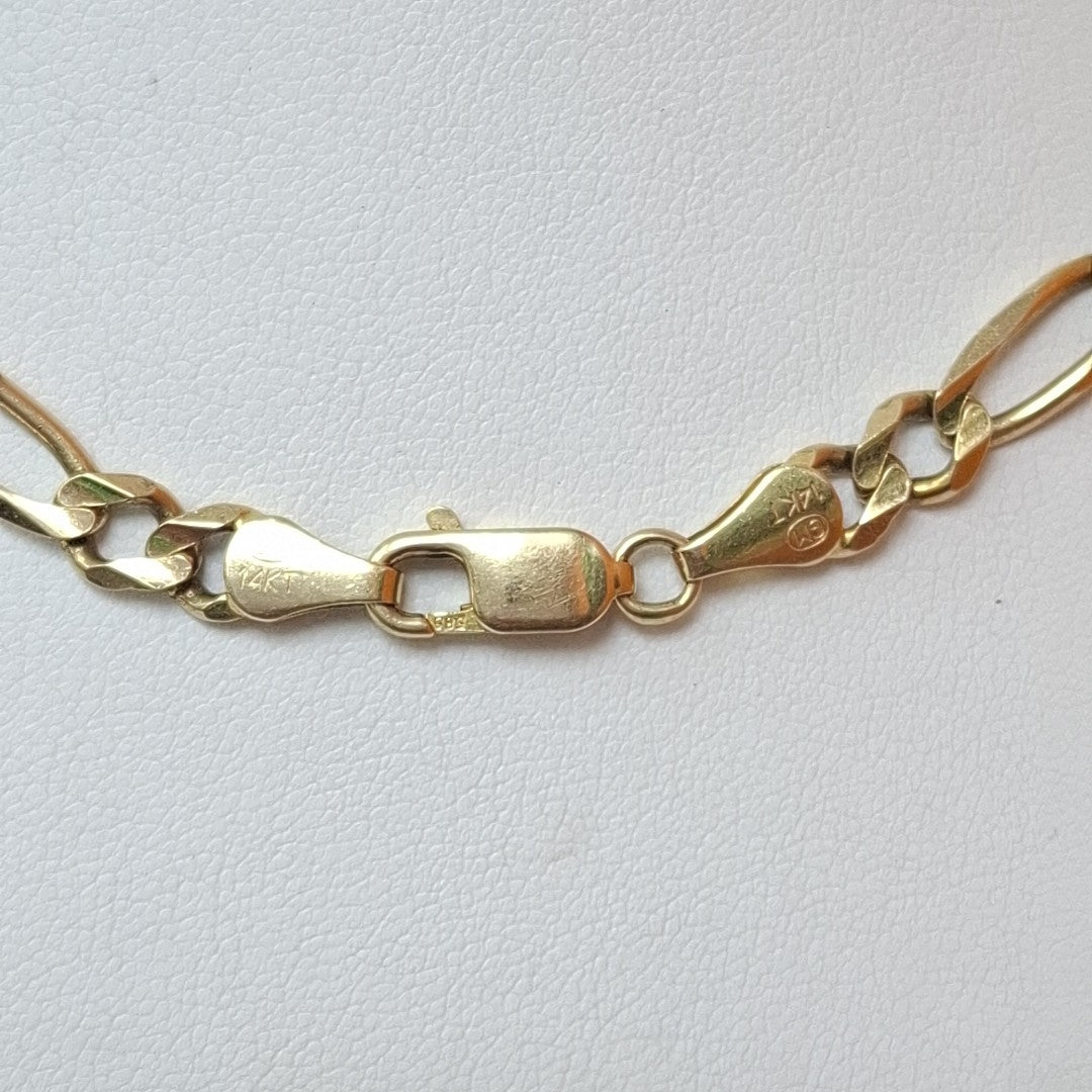 CADENA. ORO. 14 K 26.5 GRMS (SEMINUEVO)
