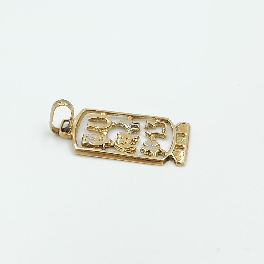 DIJE ORO 14 K 2,90 GRMS (SEMINUEVO)