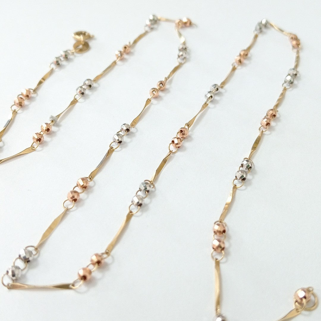 CADENA ORO,RODIADO 10 K 3,60 GRMS (SEMINUEVO)