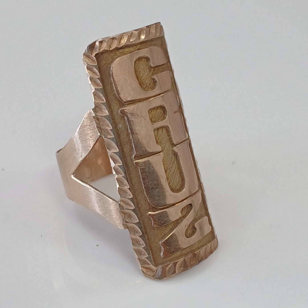 ANILLO. ORO. 8 K 4.1 GRMS (SEMINUEVO)