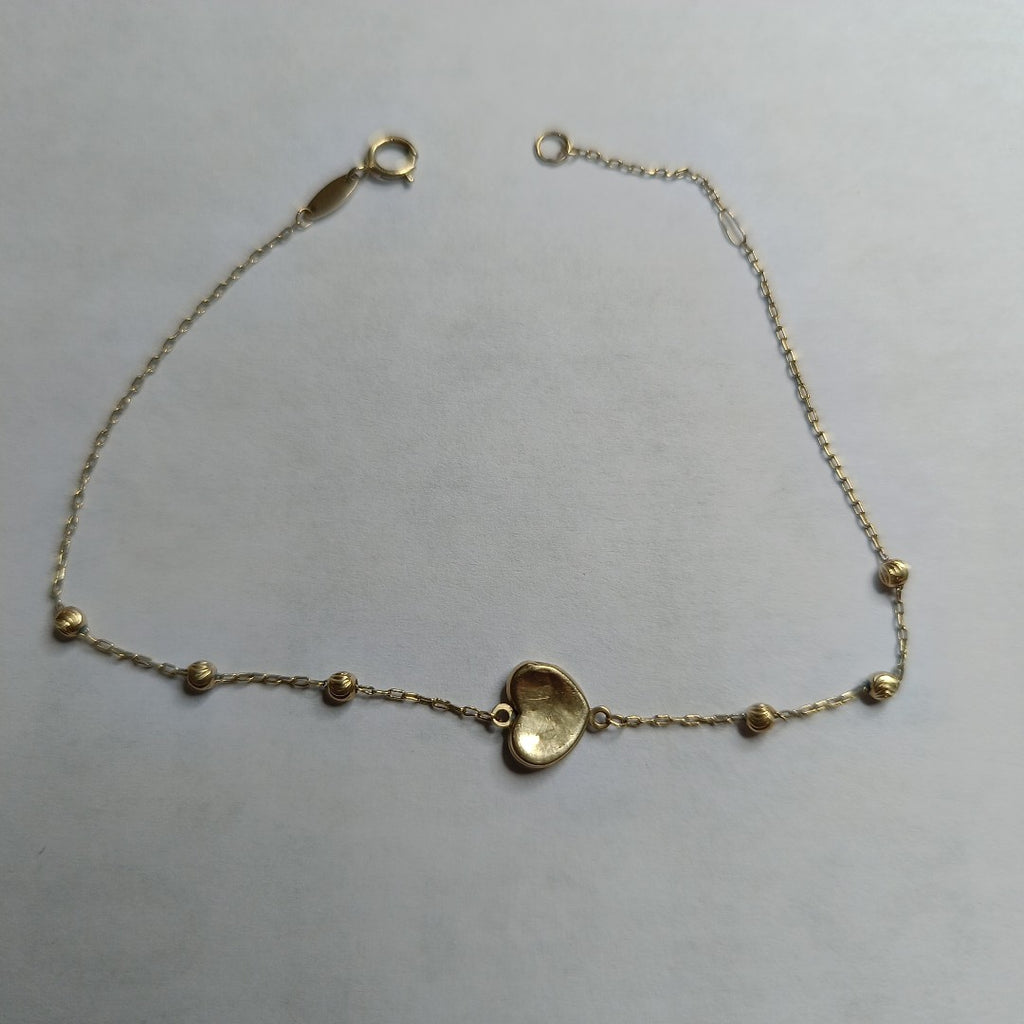 CADENA, PULSERA. ORO. 14 K 1.3 GRMS (SEMINUEVO)