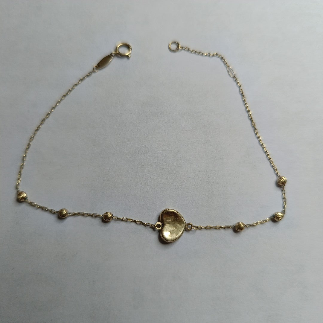 CADENA, PULSERA. ORO. 14 K 1.3 GRMS (SEMINUEVO)