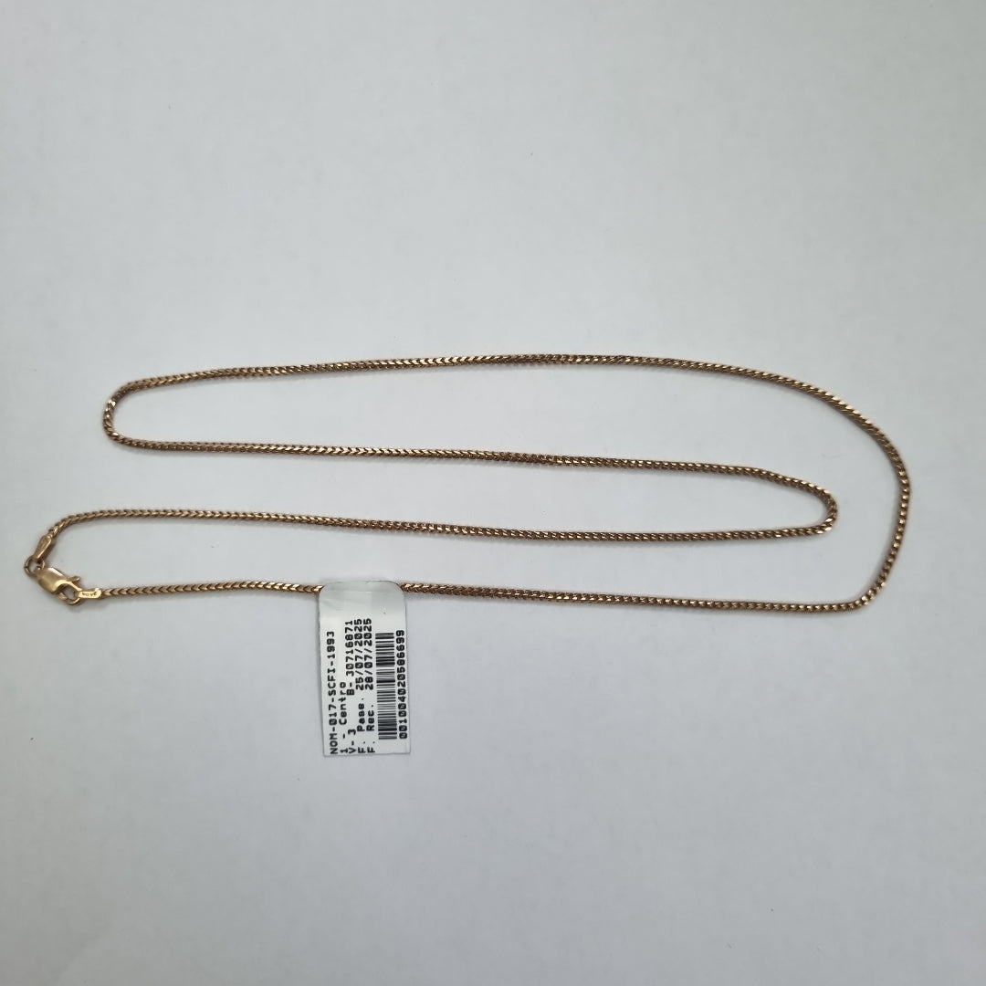 CADENA ORO 14 K 8,70 GRMS (SEMINUEVO)