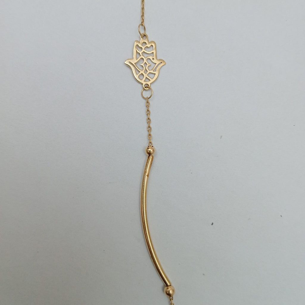 PULSERA. ORO, ORO COMBINADO. 14 K 1.5 GRMS (SEMINUEVO)