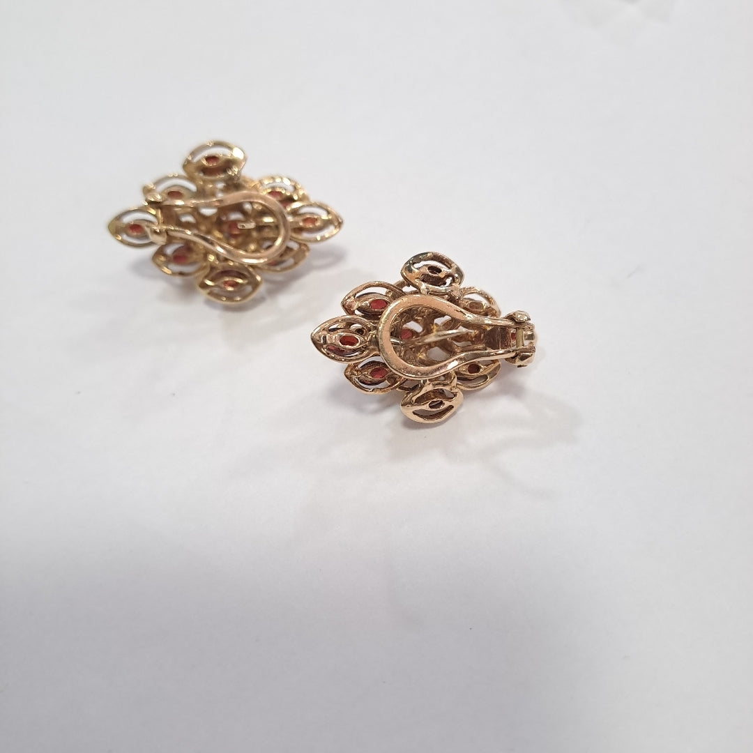 ARETES PAR ORO 14 K 15,00 GRMS (SEMINUEVO)