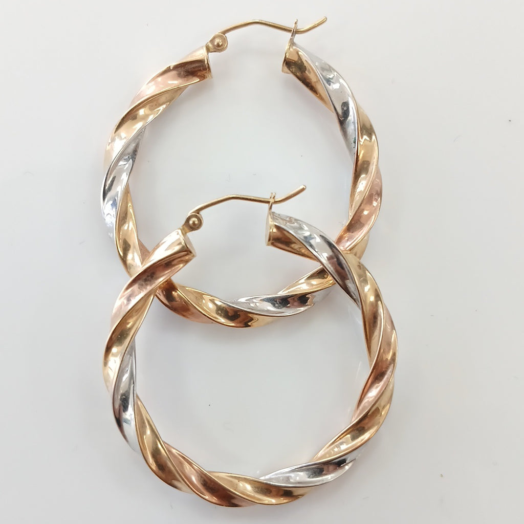 ARETES PAR ORO 14 K 3,10 GRMS (SEMINUEVO)
