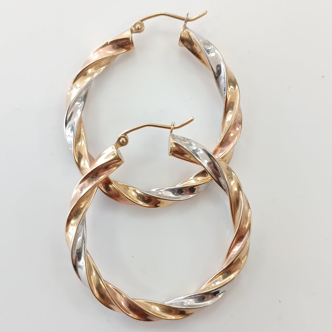 ARETES PAR ORO 14 K 3,10 GRMS (SEMINUEVO)