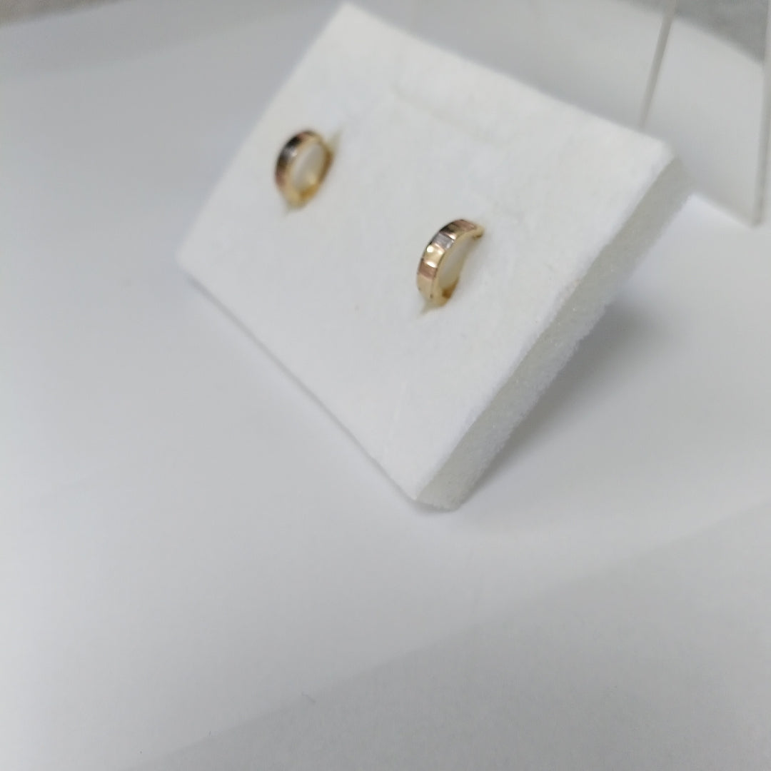 ARRACADAS PAR ORO 14 K 1,20 GRMS (SEMINUEVO)