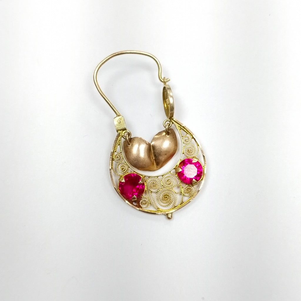 ARETES PAR ORO 10 K 5,40 GRMS (SEMINUEVO)