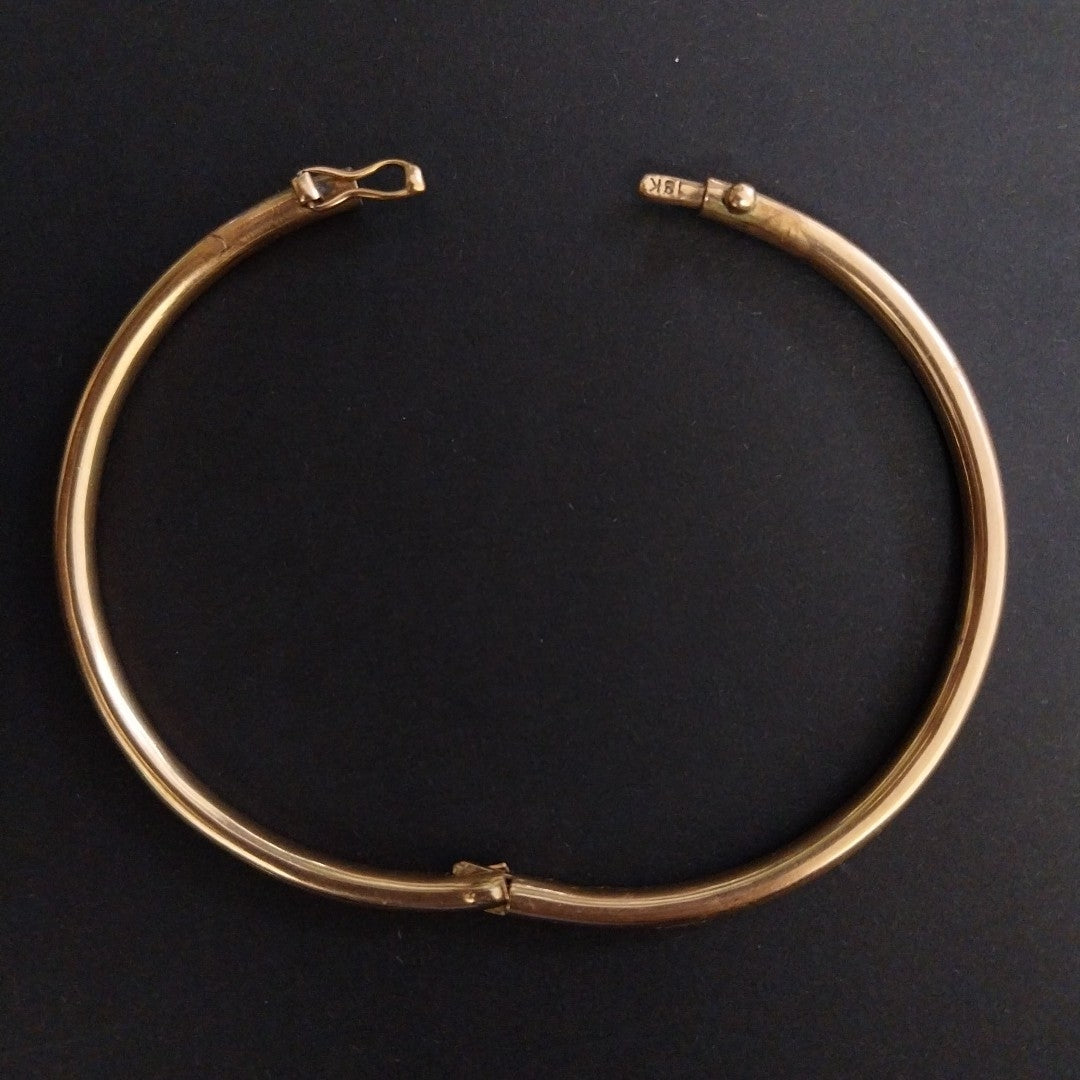 PULSERA RIGIDA ORO 18 K 8,40 GRMS (SEMINUEVO)