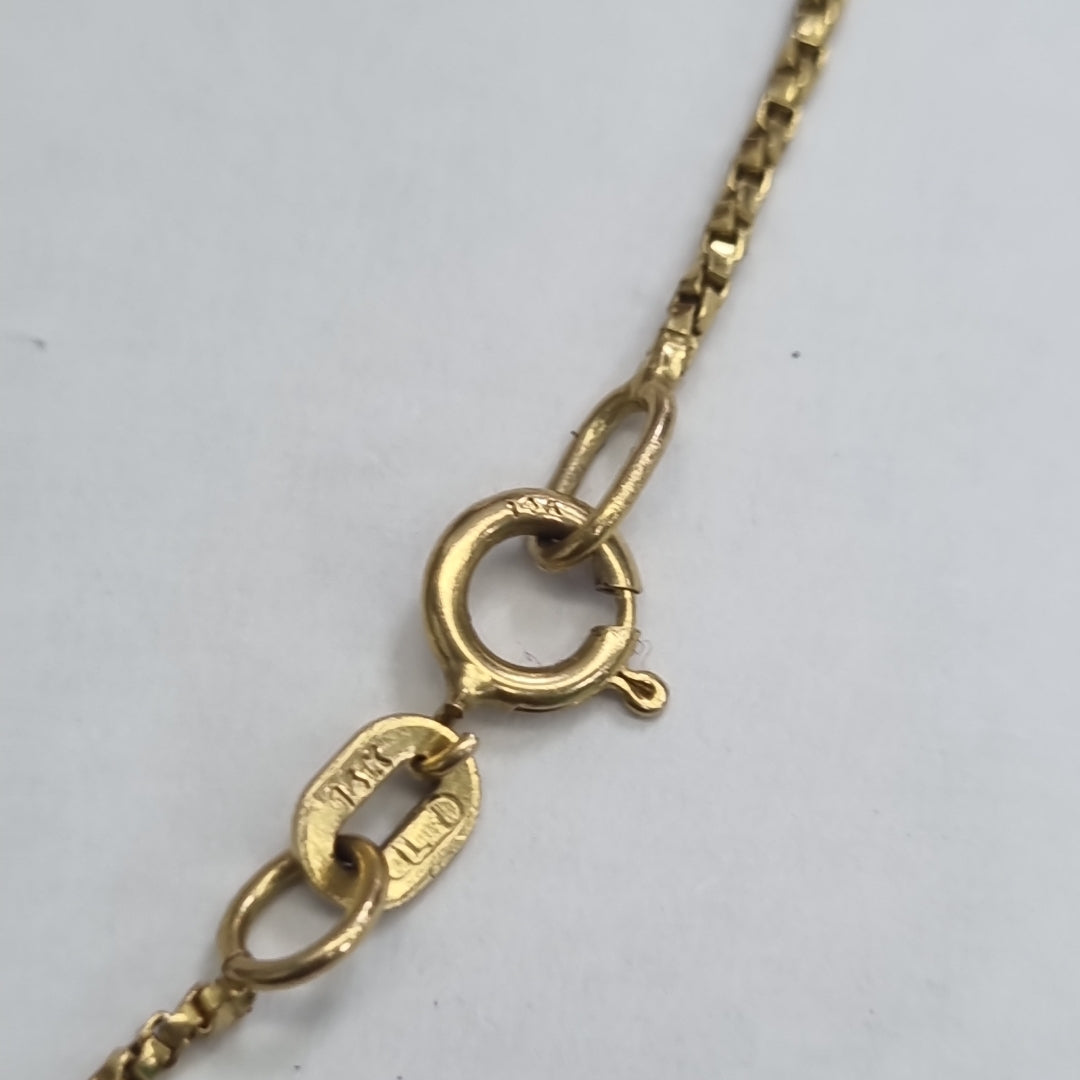 CADENA ORO 14 K 2,80 GRMS (SEMINUEVO)