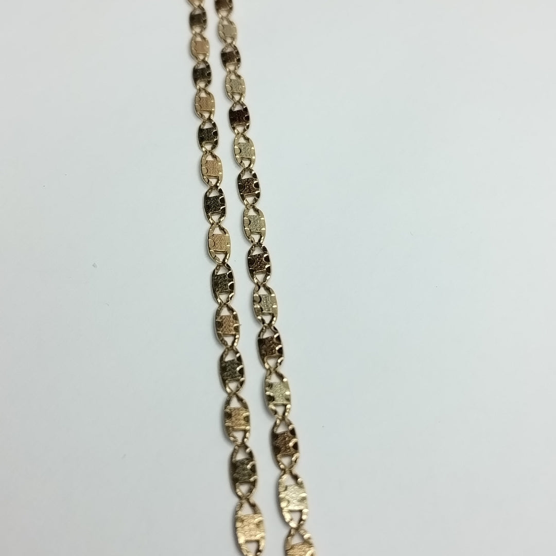 CADENA ORO COMBINADO 10 K 5,90 GRMS (SEMINUEVO)
