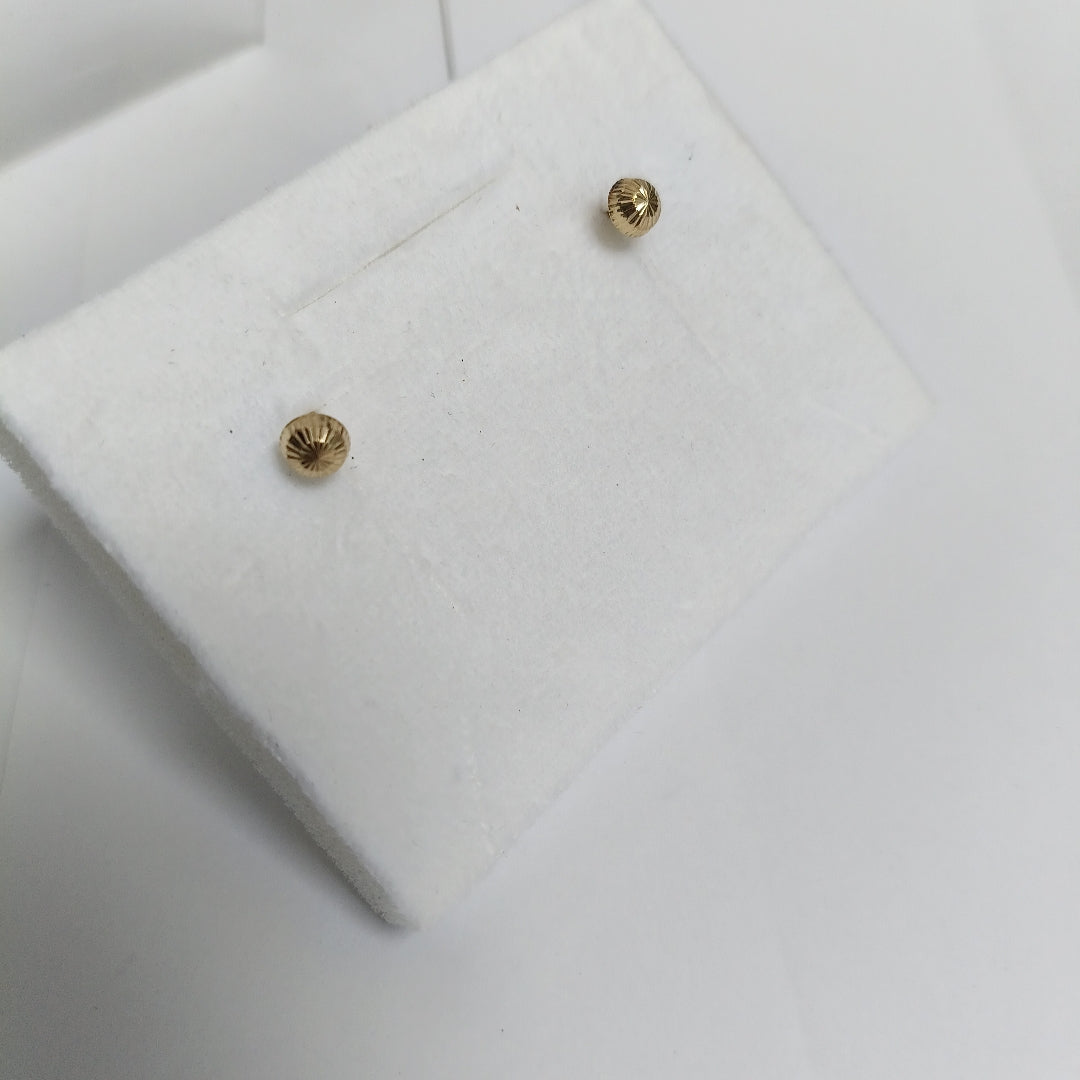 BROQUELES PAR. ORO. 14 K 0.3 GRMS (SEMINUEVO)