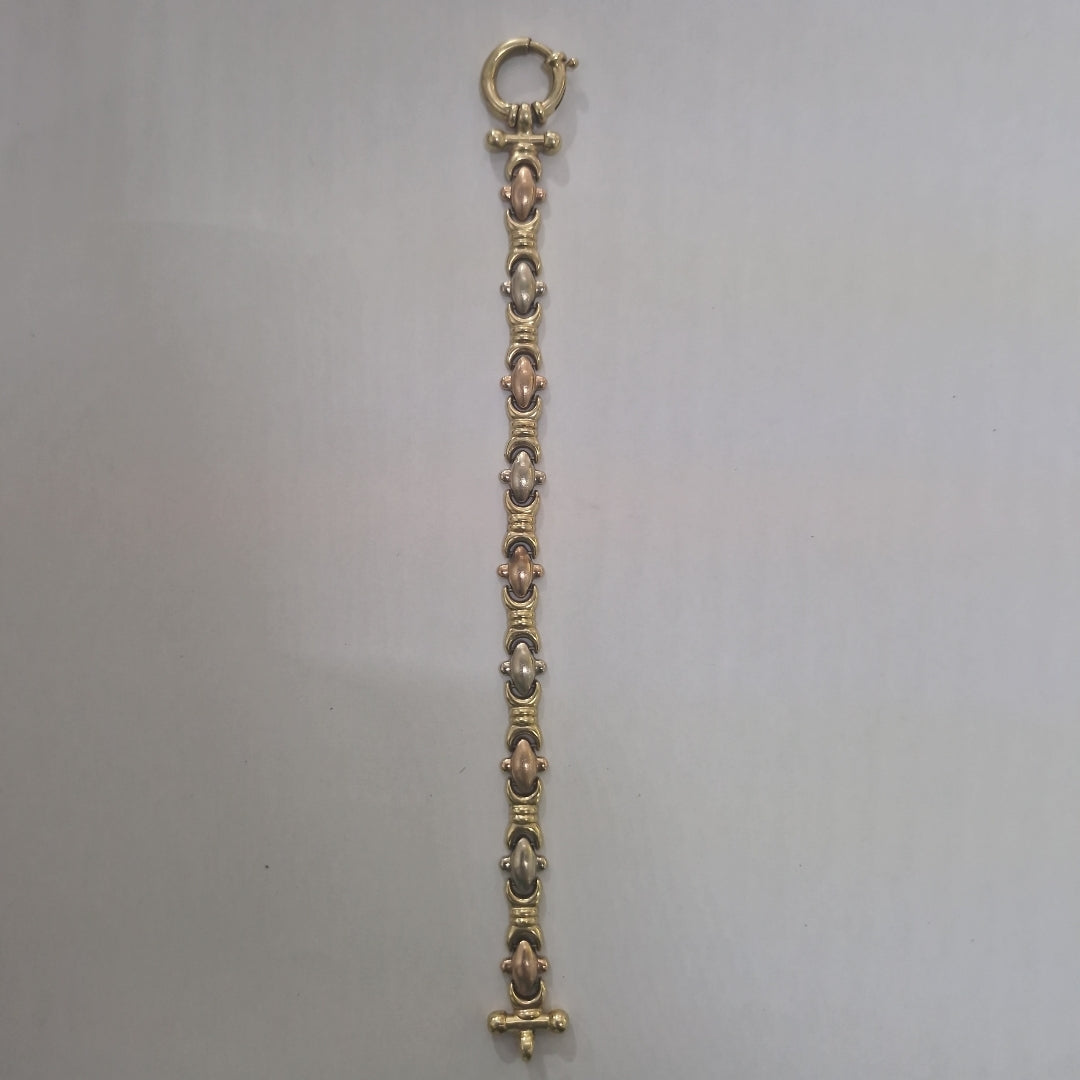 PULSERA. ORO. 14 K 12.4 GRMS (SEMINUEVO)