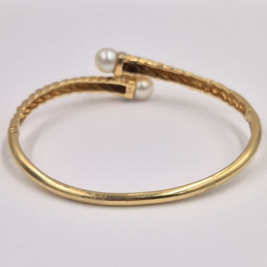 PULSERA RIGIDA. ORO. 10 K 16.9 GRMS (SEMINUEVO)
