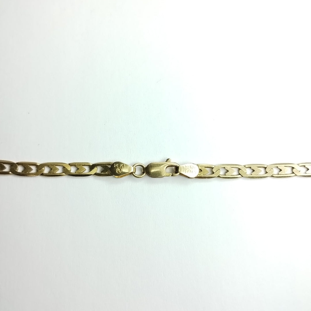 CADENA. ORO. 14 K 11.4 GRMS (SEMINUEVO)