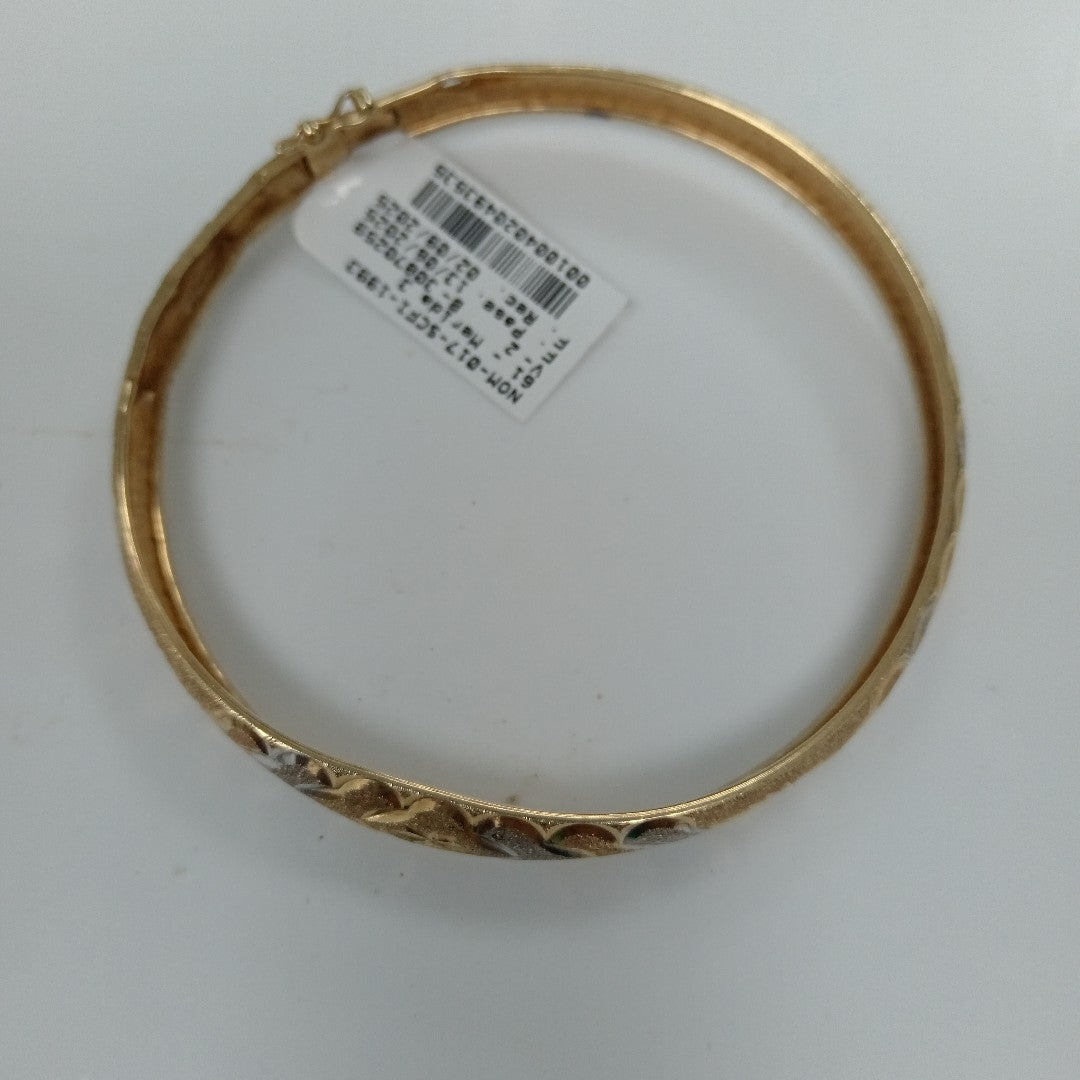 PULSERA RIGIDA ORO 14 K 8,40 GRMS (SEMINUEVO)