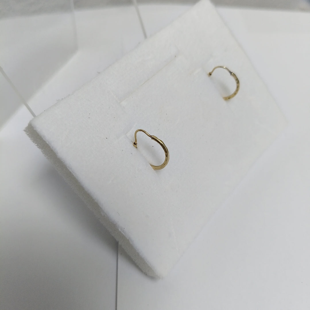 ARRACADAS PAR ORO 14 K 0,50 GRMS (SEMINUEVO)