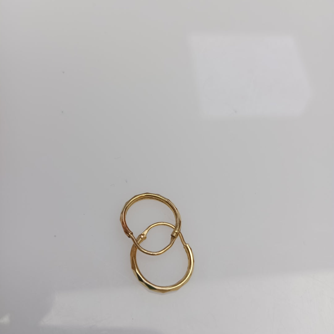 ARRACADAS PAR ORO 10 K 0,70 GRMS (SEMINUEVO)