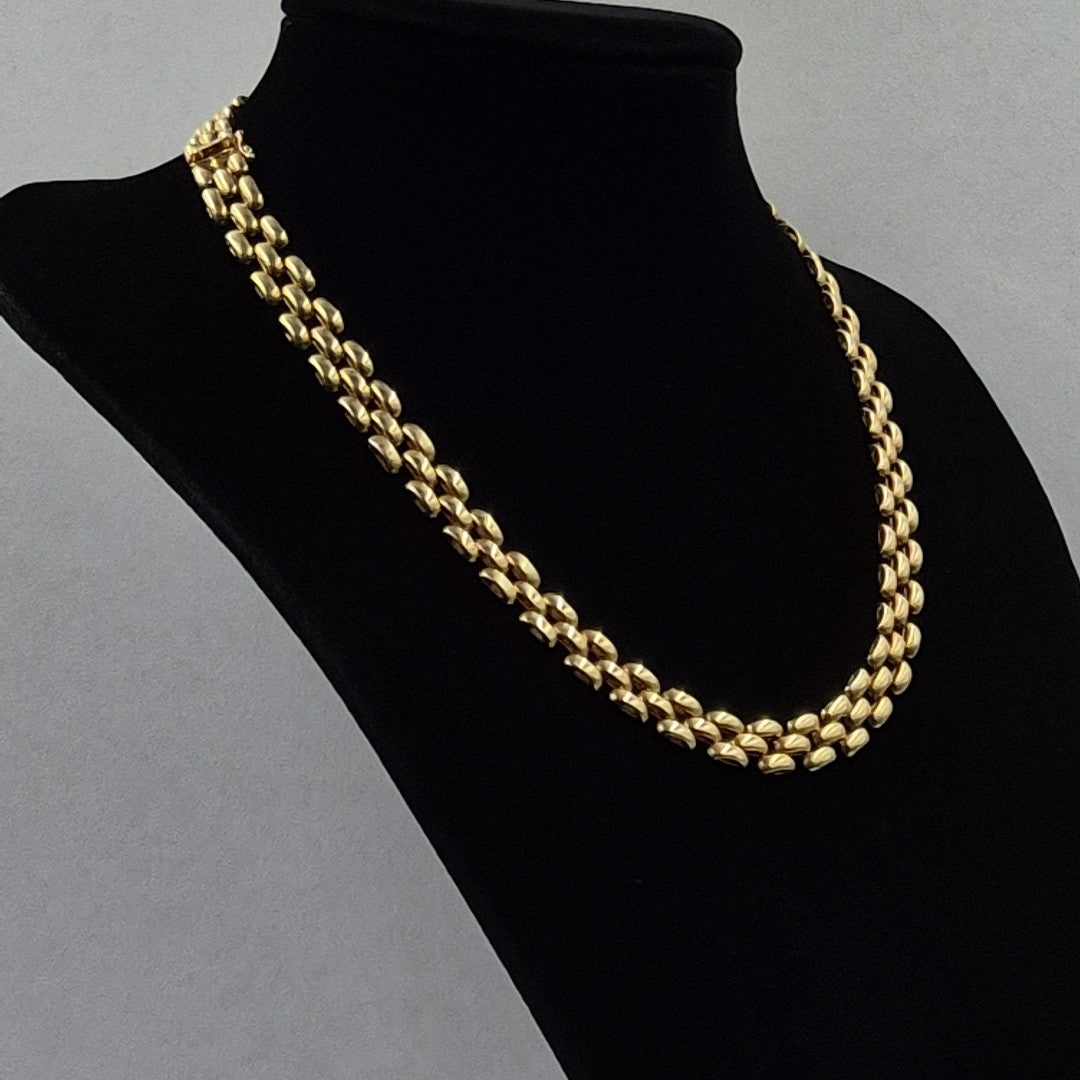 GARGANTILLA. ORO. 14 K 29 GRMS (SEMINUEVO)