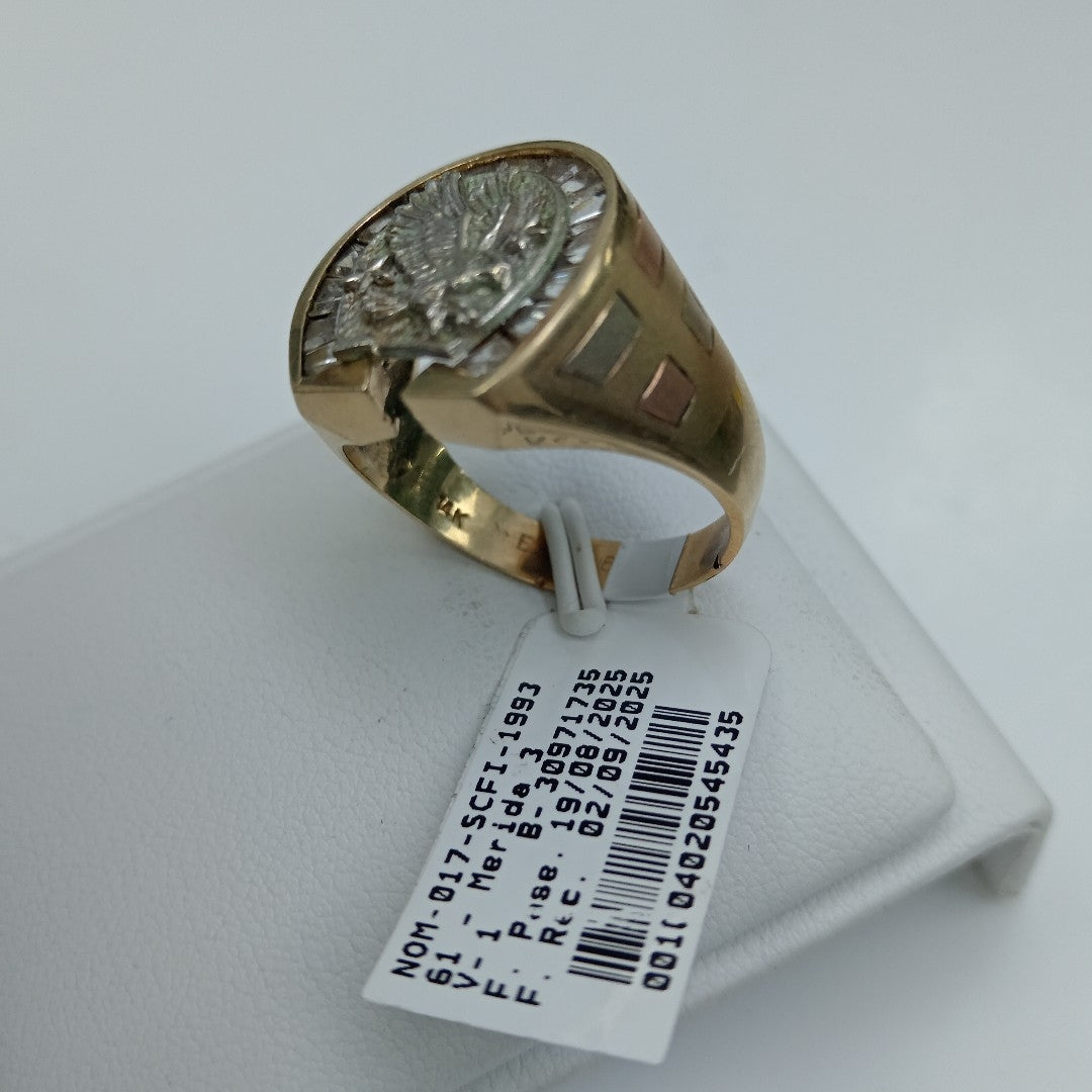 ANILLO. ORO. 14 K 9.8 GRMS (SEMINUEVO)