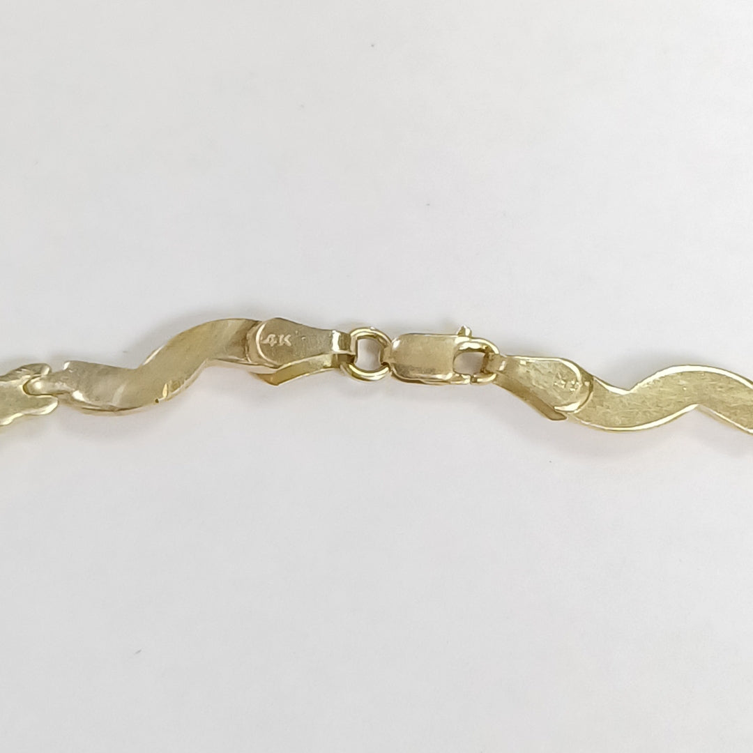 GARGANTILLA ORO,ORO COMBINADO 14 K 12,40 GRMS (SEMINUEVO)