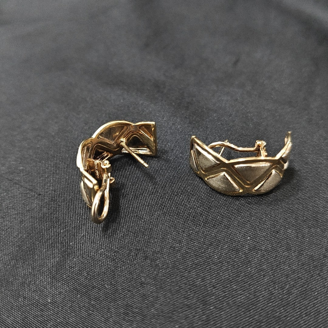 ARETES PAR ORO 14 K 7,50 GRMS (SEMINUEVO)