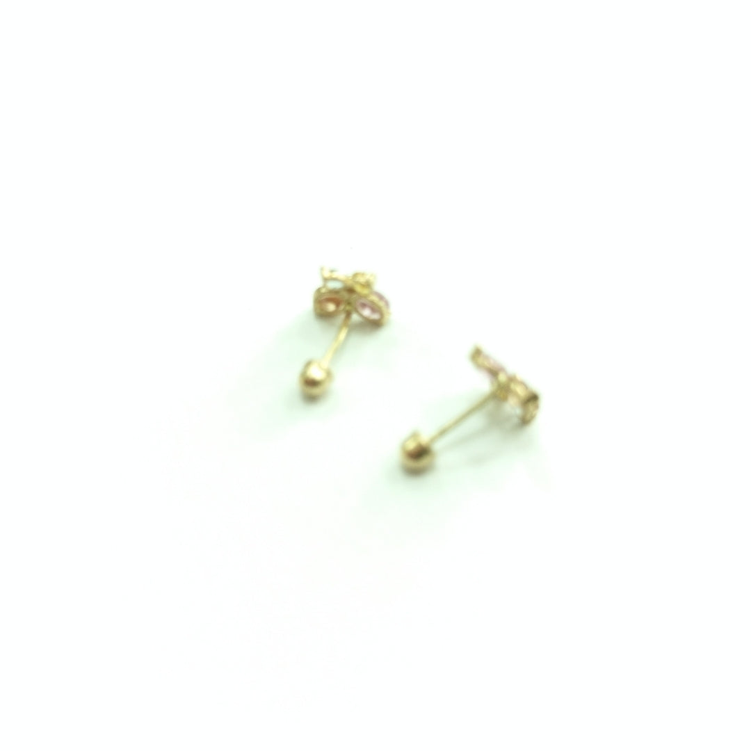 BROQUELES ORO 14K 1 (NUEVO)