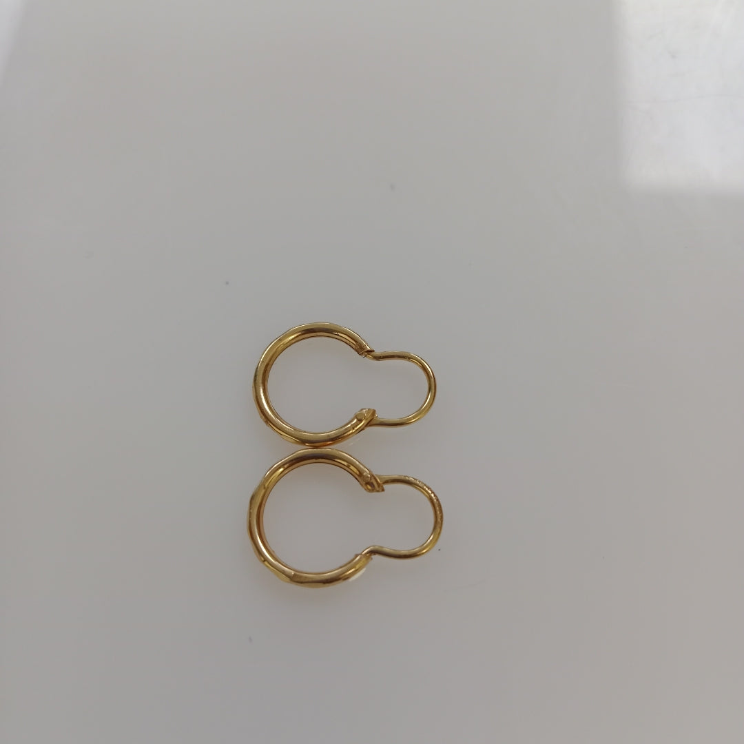ARRACADAS PAR. ORO. 14 K 0.6 GRMS (SEMINUEVO)